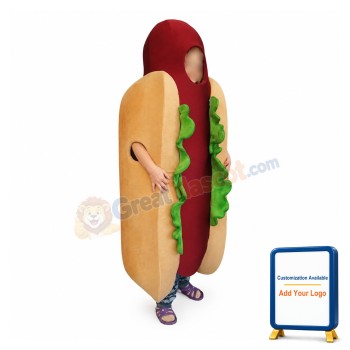 Hot Dog Mascot Costume