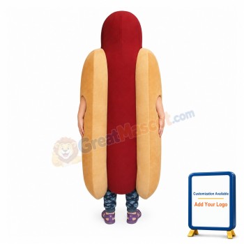 Hot Dog Mascot Costume