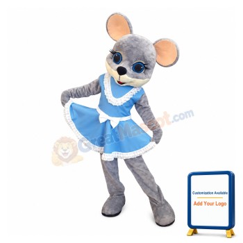 Lovely Female Mouse Mascot Costume