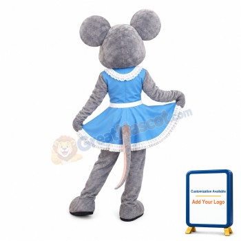 Lovely Female Mouse Mascot Costume