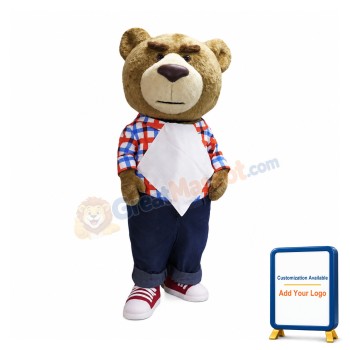 Teddy Bear Mascot Costume