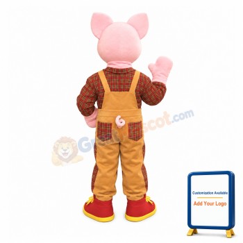 Happy Pig Boy Mascot Costume