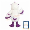 Purple & White Owl Mascot Costume