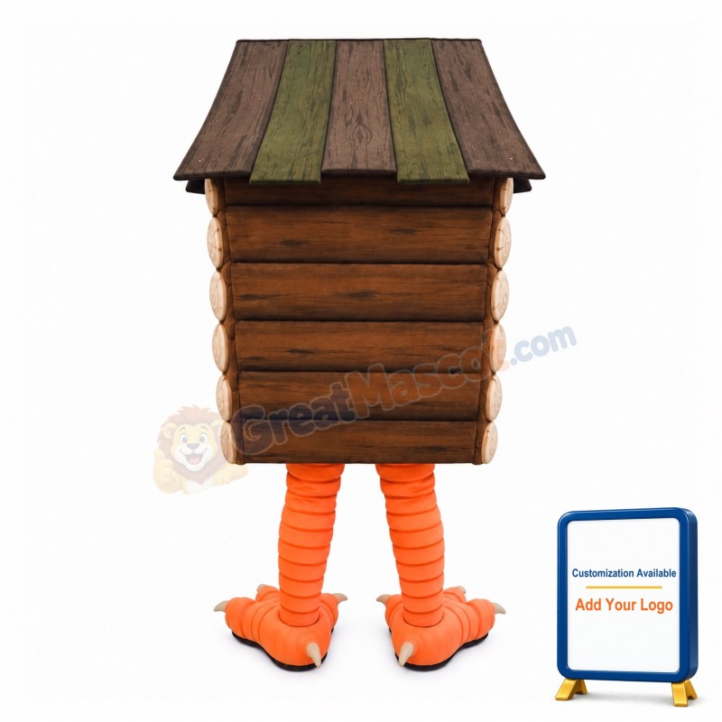 Wooden House Mascot Costume