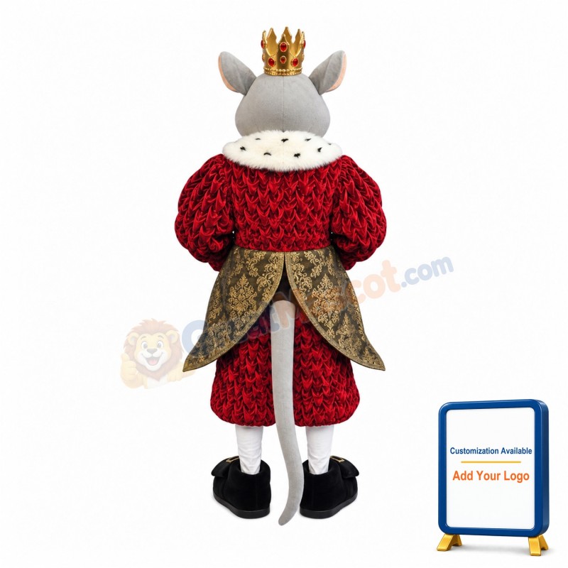 King Mouse Mascot Costume