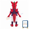 Lightweight Red Dragon Mascot Costume