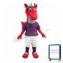 Lightweight Red Dragon Mascot Costume