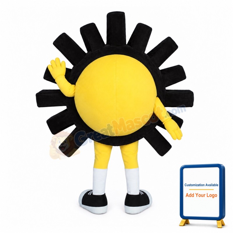 Happy Sun Mascot Costume