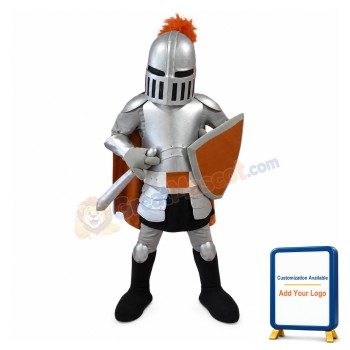 Lightweight Silver Knight Mascot Costume