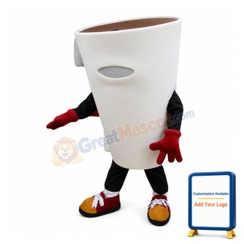 Lovely Lightweight Coffee Cup Mascot Costume