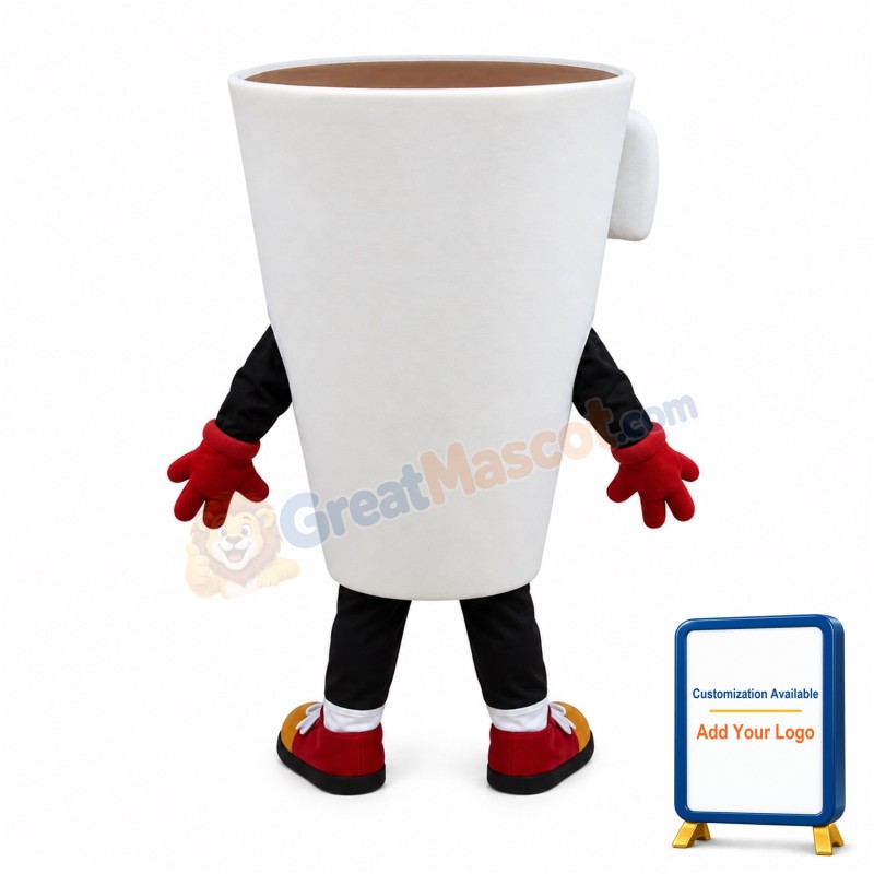 Lovely Lightweight Coffee Cup Mascot Costume