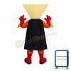 Triangular Biscuits Boy Mascot Costume