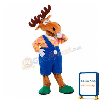 Funny Moose Mascot Costume