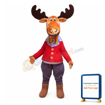 Lightweight Moose Mascot Costume
