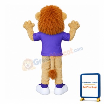 Lightweight Sport Lion Mascot Costume