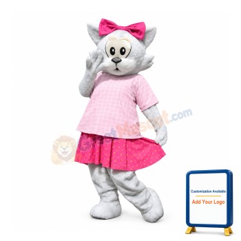 Beautiful Female Cat Mascot Costume