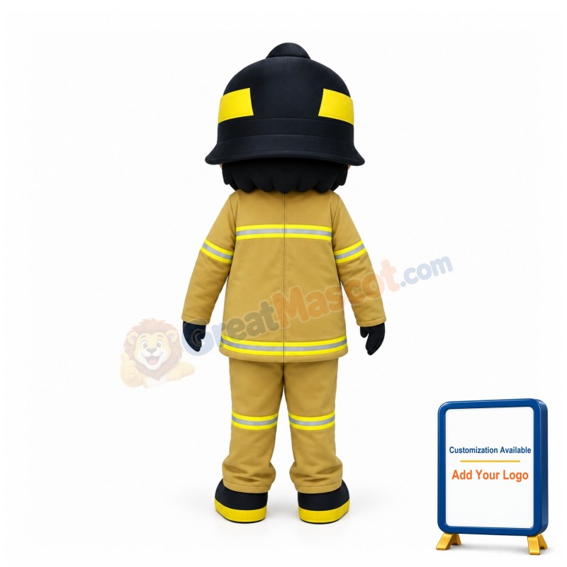 Lovely Lightweight Firemen Mascot Costume