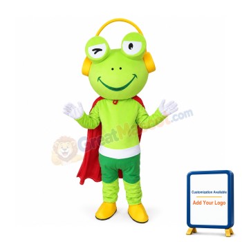 Music Frog Mascot Costume