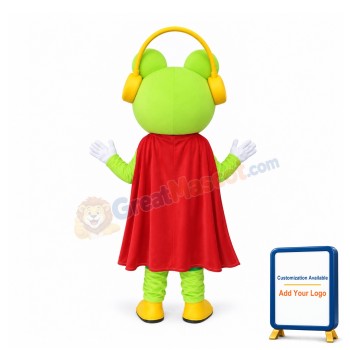 Music Frog Mascot Costume