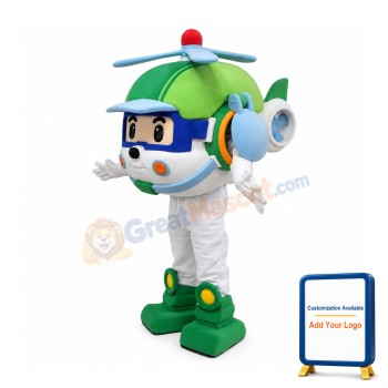 Helicopter Mascot Costume