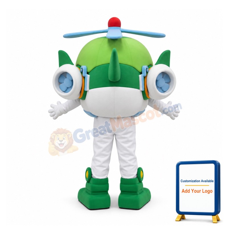 Helicopter Mascot Costume