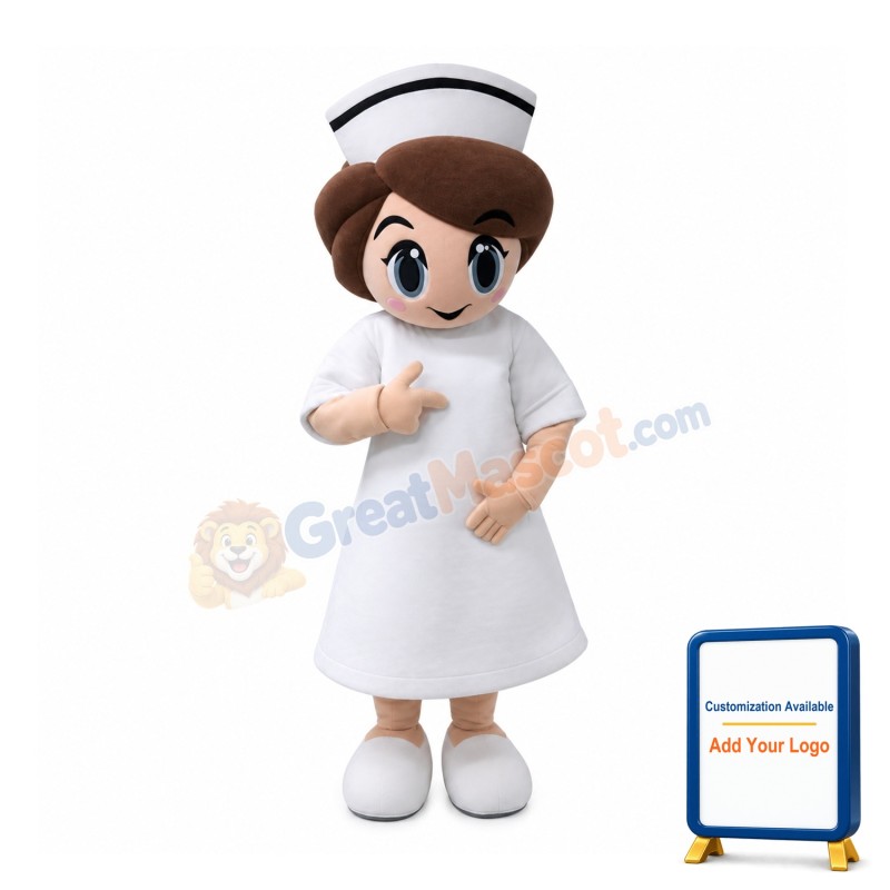Lovely Nurse Mascot Costume