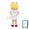 Beautiful Hipster Girl Mascot Costume