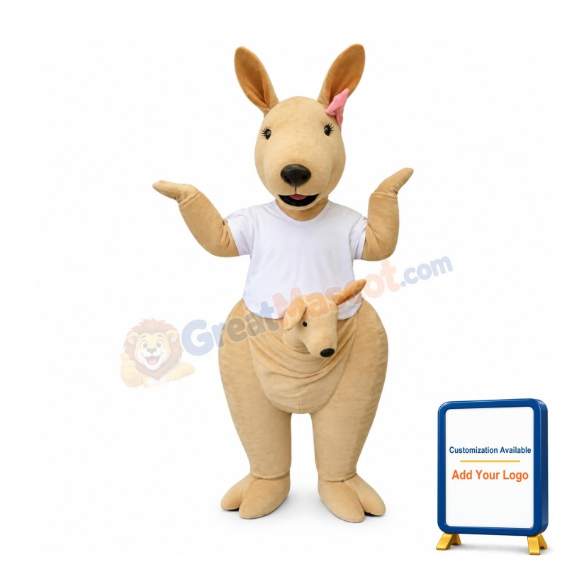 Lovely Lightweight Kangaroo Mascot Costume