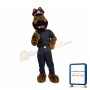 Friendly Police Dog Mascot Costume