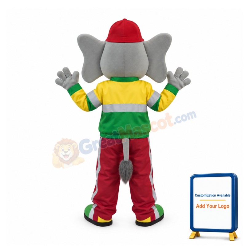 Elephant Boy Mascot Costume