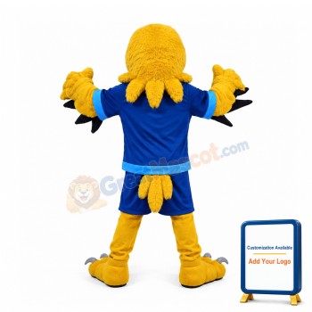 Yellow Eagle Mascot Costume