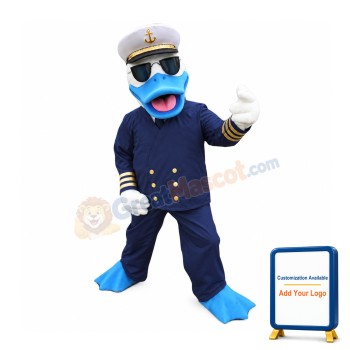 Captain Duck Mascot Costume