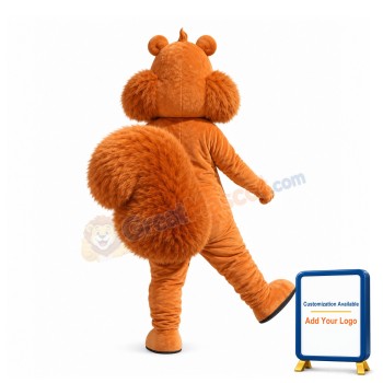 Happy Squirrel Mascot Costume