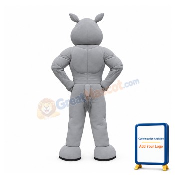Power Rhino Mascot Costume