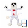 Cool White Lion Mascot Costume