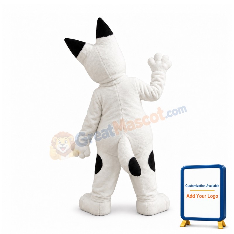 Friendly Lightweight Dalmatian Dog Mascot Costume