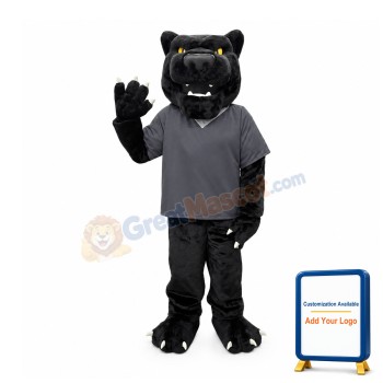 Sport Power Black Panther Mascot Costume