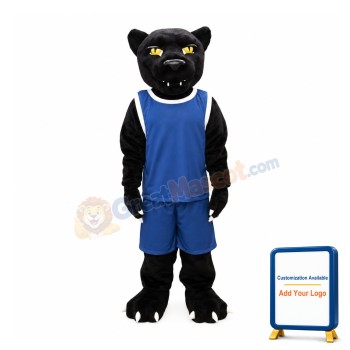 Yellow Eye Panther Mascot Costume