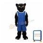 Yellow Eye Panther Mascot Costume