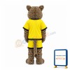 Friendly College Leopard Mascot Costume