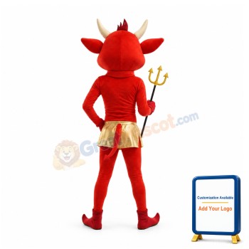 Red Devil Mascot Costume