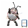 Happy Ladybug Mascot Costume