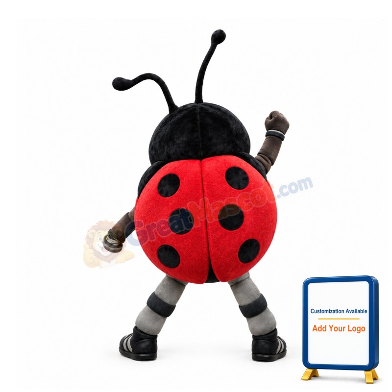 Happy Ladybug Mascot Costume