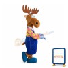 Funny Lightweight Moose Mascot Costume