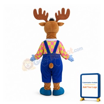 Funny Lightweight Moose Mascot Costume
