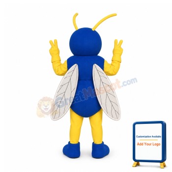 Big Blue Bug Mascot Costume