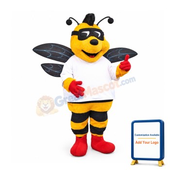 Young Cool Bee Mascot Costume
