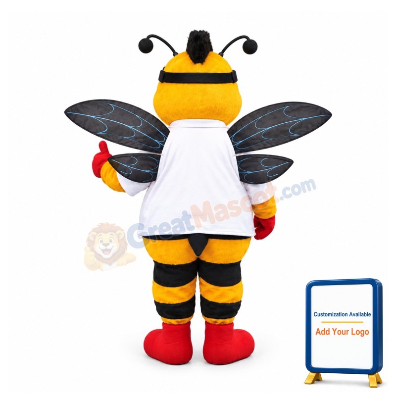 Young Cool Bee Mascot Costume