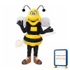 Friendly Lightweight Bee Boy Mascot Costume