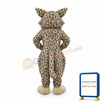 Friendly Lightweight Wildcat Mascot Costume